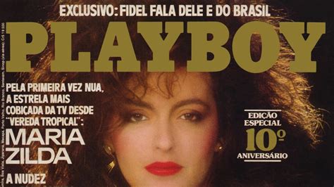 Maria Zilda pelada na playboy 